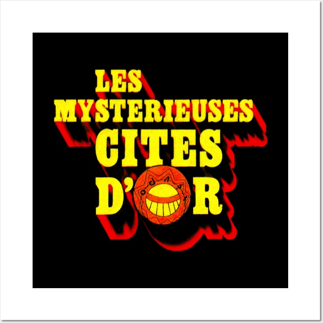 Les Mysterieuses Cites D'Or - The Mysterious Cities of Gold Title Wall Art by MalcolmDesigns